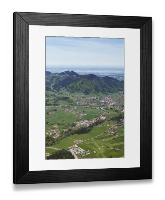 Framed Print : Ruhpolding, view from Mt Rauschberg, Chiemgau Alps, Chiemgau region, Upper Bavaria, Bavaria, Germany, Europe Framed Print : Ruhpolding, view from Mt Rauschberg, Chiemgau Alps, Chiemgau region, Upper Bavaria, Bavaria, Germany, Europe
