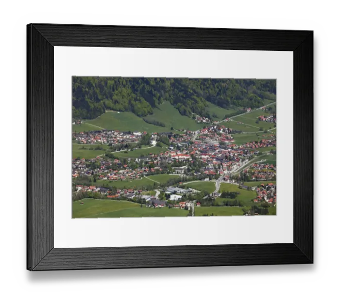 Framed Print : Ruhpolding, view from Mt Rauschberg, Chiemgau Alps, Chiemgau region, Upper Bavaria, Bavaria, Germany, Europe Framed Print : Ruhpolding, view from Mt Rauschberg, Chiemgau Alps, Chiemgau region, Upper Bavaria, Bavaria, Germany, Europe