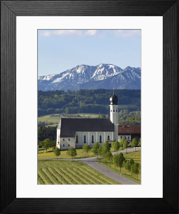 Framed Print : Pilgrimage church of St. Marinus and Anian in Wilparting, community of Irschenberg, Mangfall Mountains, Oberland region, Upper Bavaria, Bavaria, Germany, Europe Framed Print : Pilgrimage church of St. Marinus and Anian in Wilparting, community of Irschenberg, Mangfall Mountains, Oberland region, Upper Bavaria, Bavaria, Germany, Europe