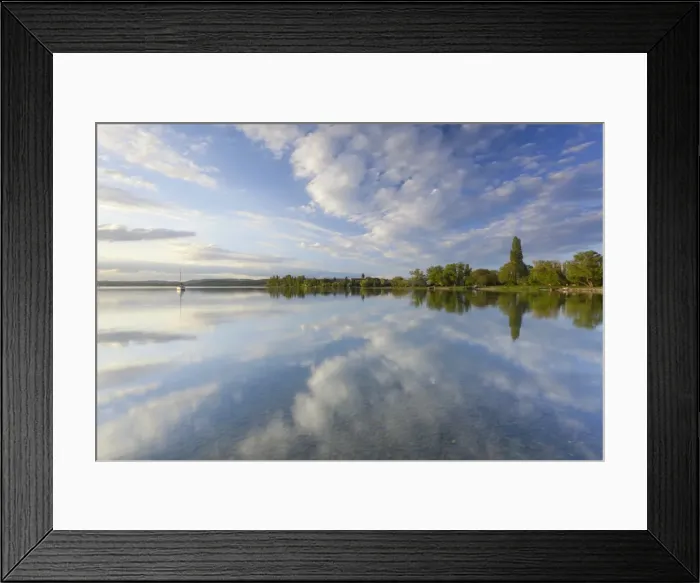 Framed Print : Reflections on the shore of Lake Constance near Reichenau Island, Baden-Wuerttemberg, Germany, Europe Framed Print : Reflections on the shore of Lake Constance near Reichenau Island, Baden-Wuerttemberg, Germany, Europe