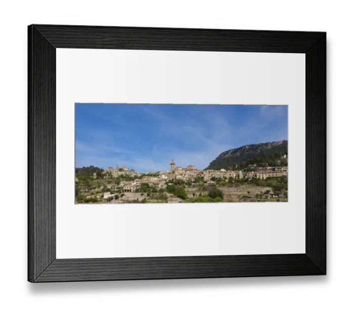 Framed Print : View of the old town of Valldemossa, Serra de Tramuntana, Northwestern Coast, Mallorca, Majorca, Balearic Islands, Spain, Europe Framed Print : View of the old town of Valldemossa, Serra de Tramuntana, Northwestern Coast, Mallorca, Majorca, Balearic Islands, Spain, Europe