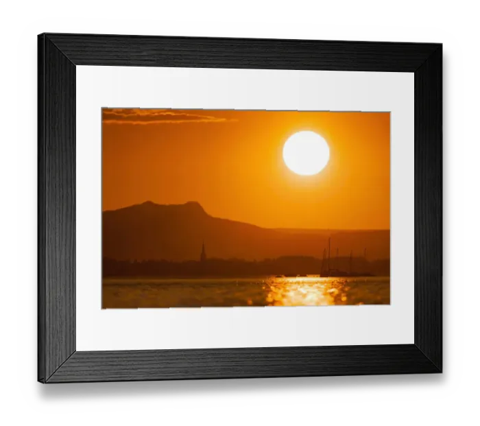 Framed Print : Sunset on Lake Constance with a view of Radolfzell with Mt Hohenstoffeln, Baden-Wuerttemberg, Germany, Europe, PublicGround Framed Print : Sunset on Lake Constance with a view of Radolfzell with Mt Hohenstoffeln, Baden-Wuerttemberg, Germany, Europe, PublicGround
