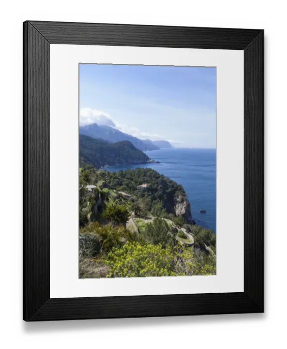 Framed Print : Cliffs near Estellencs, Banyalbufar, Majorca, Balearic Islands, Spain Framed Print : Cliffs near Estellencs, Banyalbufar, Majorca, Balearic Islands, Spain
