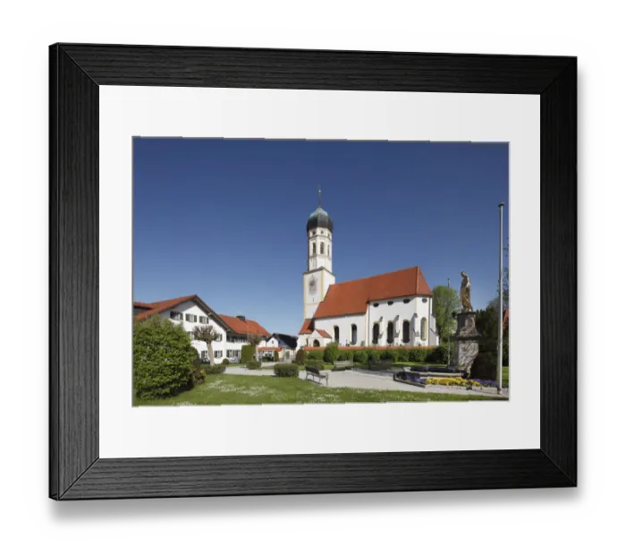 Framed Print : St. Peter and Paul Church in Oberalting, municipality of Seefeld, Five-Lakes region, Upper Bavaria, Bavaria, Germany, Europe, PublicGround Framed Print : St. Peter and Paul Church in Oberalting, municipality of Seefeld, Five-Lakes region, Upper Bavaria, Bavaria, Germany, Europe, PublicGround
