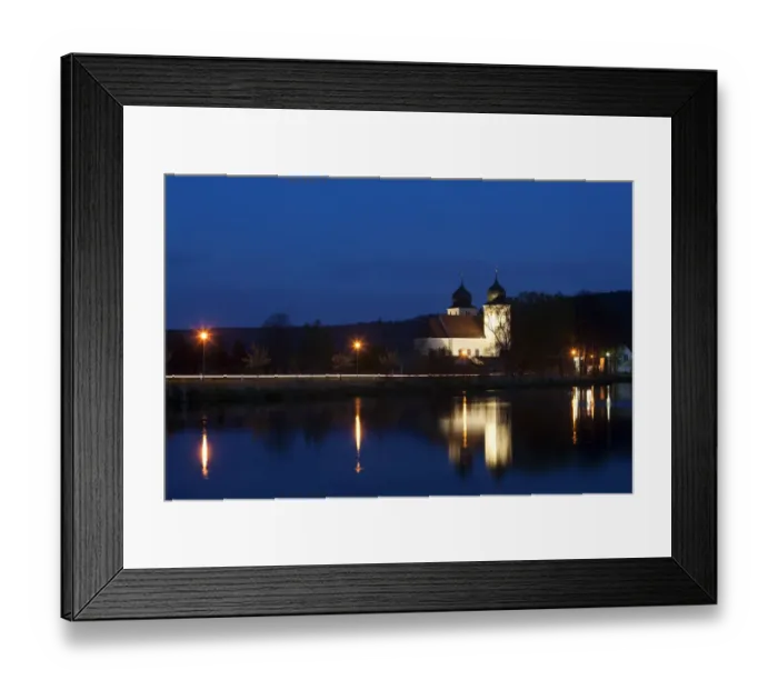 Framed Print : Church at night, Kottingwoerth, Altmuehltal, Bavaria, Germany, Europe Framed Print : Church at night, Kottingwoerth, Altmuehltal, Bavaria, Germany, Europe