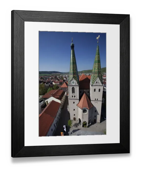 Framed Print : View of the historic district of Beilngries, Altmuehltal valley, Bavaria, Germany, Europe Framed Print : View of the historic district of Beilngries, Altmuehltal valley, Bavaria, Germany, Europe