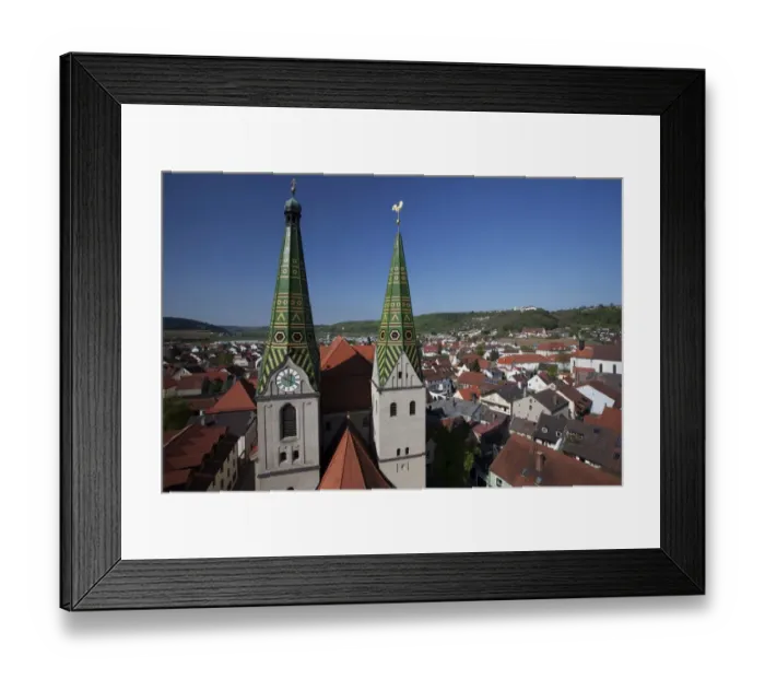 Framed Print : View of the historic district of Beilngries, Altmuehltal valley, Bavaria, Germany, Europe Framed Print : View of the historic district of Beilngries, Altmuehltal valley, Bavaria, Germany, Europe