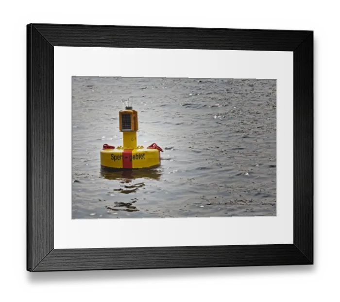 Framed Print : Yellow buoy in the harbour basin of Hamburg, Hamburg, Germany, Europe Framed Print : Yellow buoy in the harbour basin of Hamburg, Hamburg, Germany, Europe