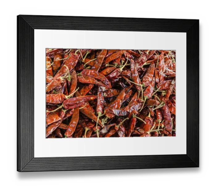 Framed Print : Red chillies Framed Print : Red chillies