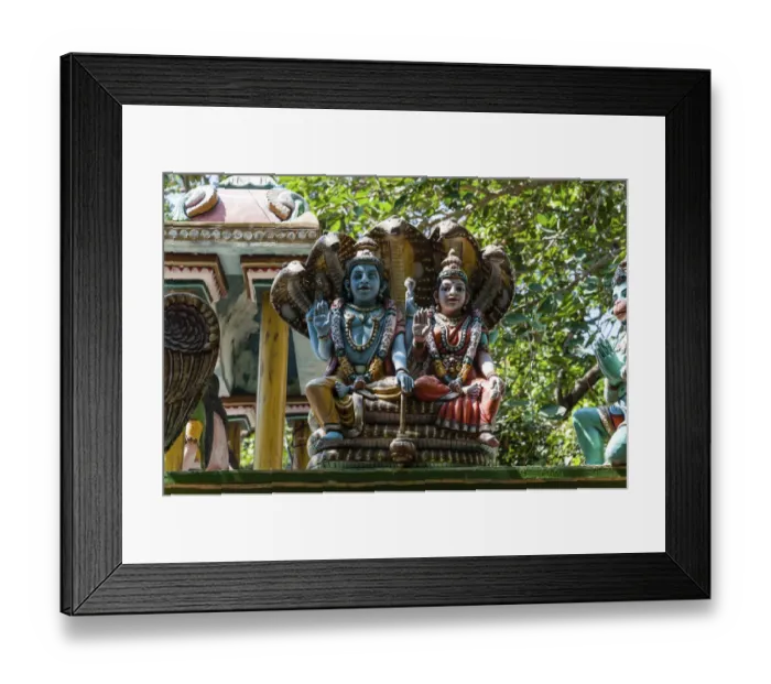 Framed Print : Shiva and Parvati, ornate statues, temple for the god Madurai Veeran, Mandavi, Tamil Nadu, India Framed Print : Shiva and Parvati, ornate statues, temple for the god Madurai Veeran, Mandavi, Tamil Nadu, India