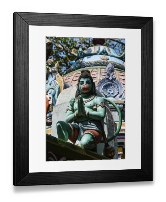 Framed Print : Decorated Hanuman statue, temple for the god Madurai Veeran, Mandavi, Tamil Nadu, India Framed Print : Decorated Hanuman statue, temple for the god Madurai Veeran, Mandavi, Tamil Nadu, India