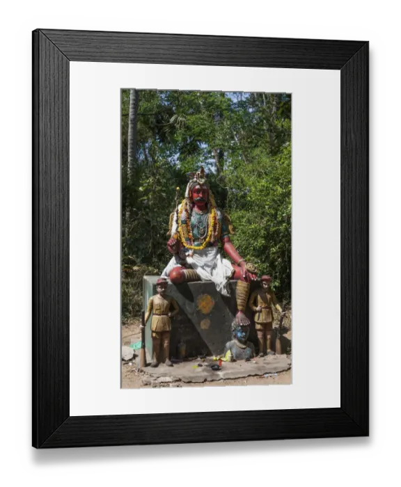 Framed Print : Statue of the god Madurai Veeran, Mandavi, Tamil Nadu, India Framed Print : Statue of the god Madurai Veeran, Mandavi, Tamil Nadu, India