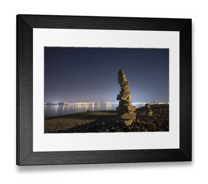 Framed Print : Balanced rock at the lakeside, Lake Constance, Baden-Wurttemberg, Germany Framed Print : Balanced rock at the lakeside, Lake Constance, Baden-Wurttemberg, Germany
