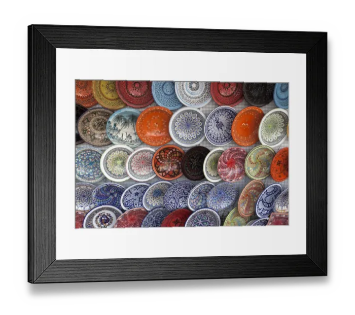 Framed Print : Ceramics, Djerba, Tunisia Framed Print : Ceramics, Djerba, Tunisia