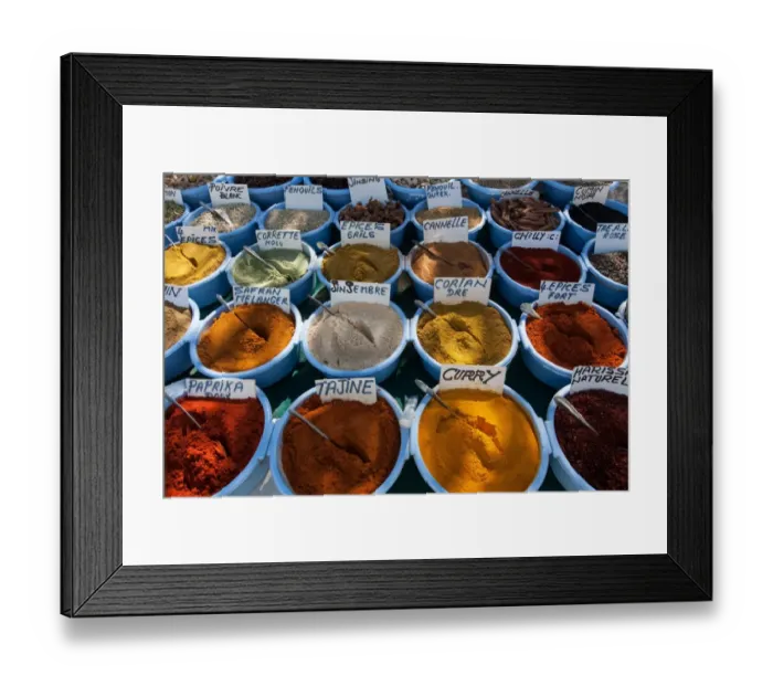 Framed Print : Spices, market, bazaar, Djerba, Tunisia Framed Print : Spices, market, bazaar, Djerba, Tunisia