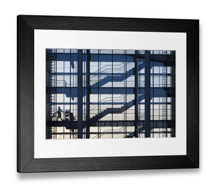 Framed Print : Cleaner in a stairwell of an office building, Stuttgart, Baden-Wuerttemberg, Germany, Europe Framed Print : Cleaner in a stairwell of an office building, Stuttgart, Baden-Wuerttemberg, Germany, Europe
