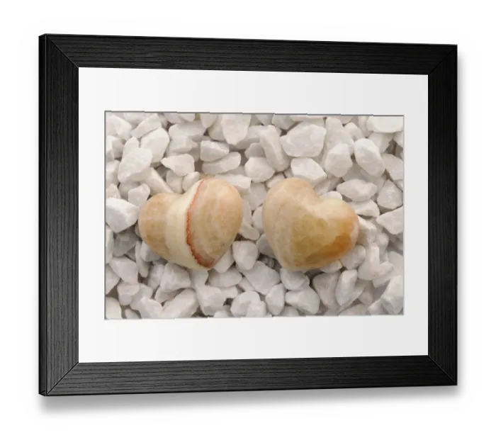 Framed Print : Hearts of stone, marble Framed Print : Hearts of stone, marble