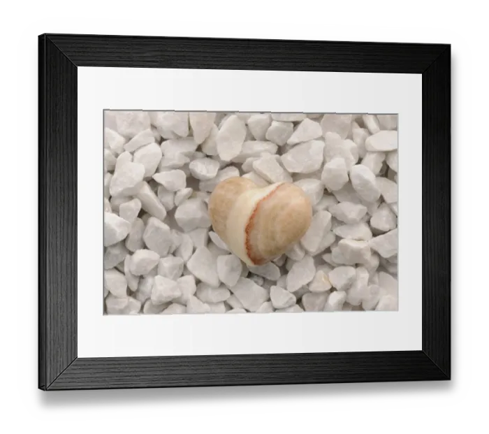 Framed Print : Heart of stone, marble Framed Print : Heart of stone, marble