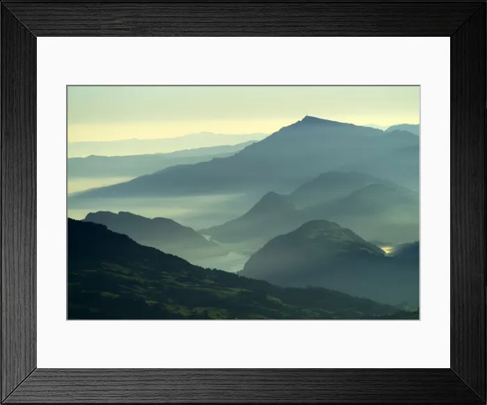 Framed Print : Queen of the Mountains, Rigi Mountain with Lake Lucerne in the foreground, Brienzer Rothorn Mountain, Brienz, Switzerland, Europe Framed Print : Queen of the Mountains, Rigi Mountain with Lake Lucerne in the foreground, Brienzer Rothorn Mountain, Brienz, Switzerland, Europe