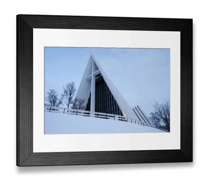 Framed Print : Arctic Cathedral or Tromsdalen Kirke church, in winter, Tromso, Norway, Europe Framed Print : Arctic Cathedral or Tromsdalen Kirke church, in winter, Tromso, Norway, Europe