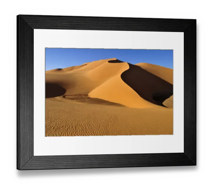 Framed Print : Sand dunes at Erg Mehedjibat, Immidir, Algeria, Sahara, North Africa Framed Print : Sand dunes at Erg Mehedjibat, Immidir, Algeria, Sahara, North Africa