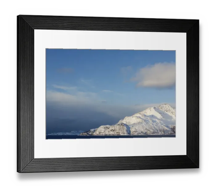Framed Print : Grotfjord in winter, Tromso, Norway, Europe Framed Print : Grotfjord in winter, Tromso, Norway, Europe