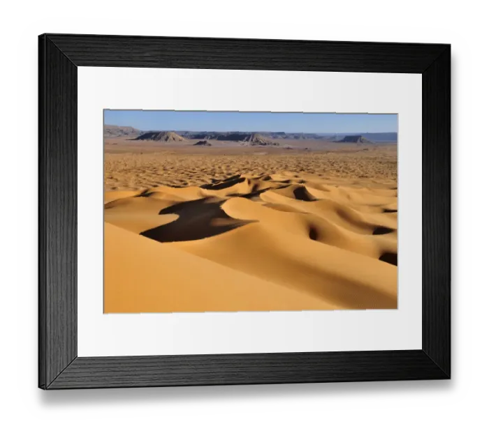 Framed Print : Morning light on sand dunes at Erg Tihoulahoun, Immidir, Algeria, Sahara, North Africa Framed Print : Morning light on sand dunes at Erg Tihoulahoun, Immidir, Algeria, Sahara, North Africa