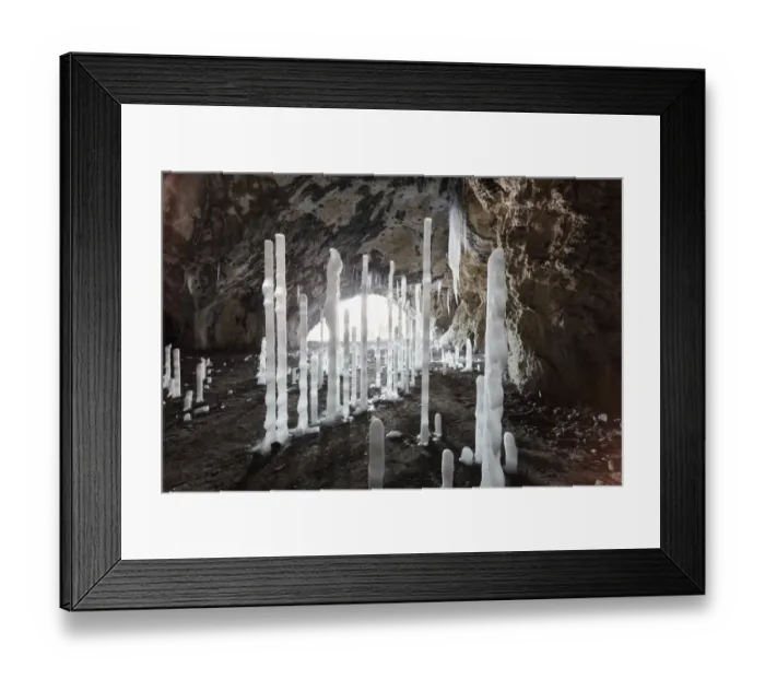 Framed Print : Icicles in Oswaldhoehle cave near Muggendorf, Wiesenttal Valley, Franconian Switzerland, Upper Franconia, Franconia, Bavaria, Germany, Europe Framed Print : Icicles in Oswaldhoehle cave near Muggendorf, Wiesenttal Valley, Franconian Switzerland, Upper Franconia, Franconia, Bavaria, Germany, Europe