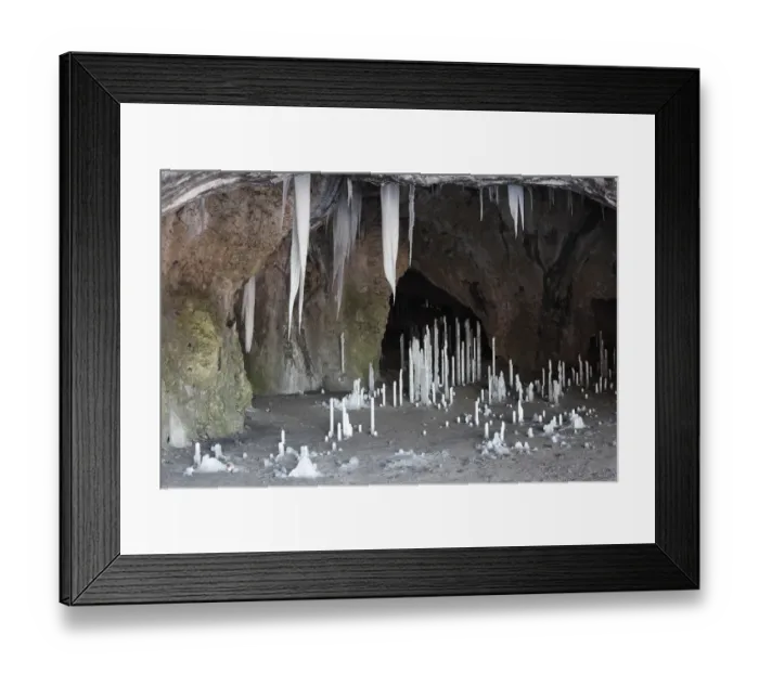 Framed Print : Icicles in Oswaldhoehle cave near Muggendorf, Wiesenttal Valley, Franconian Switzerland, Upper Franconia, Franconia, Bavaria, Germany, Europe Framed Print : Icicles in Oswaldhoehle cave near Muggendorf, Wiesenttal Valley, Franconian Switzerland, Upper Franconia, Franconia, Bavaria, Germany, Europe