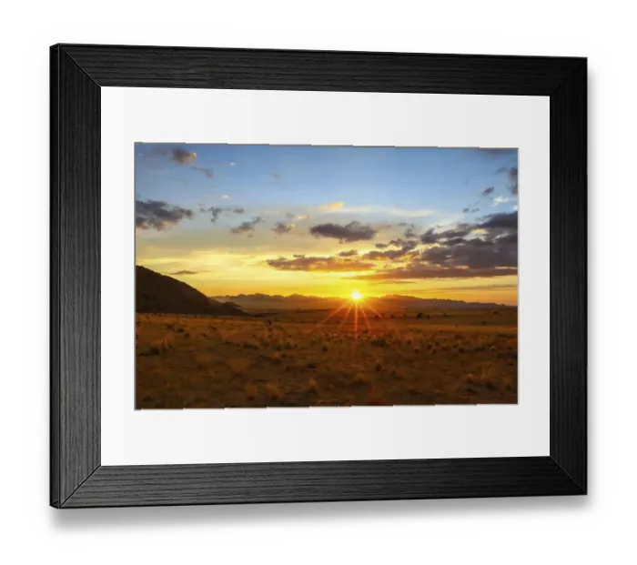 Framed Print : Landscape near Aus in the south of Namibia, Africa