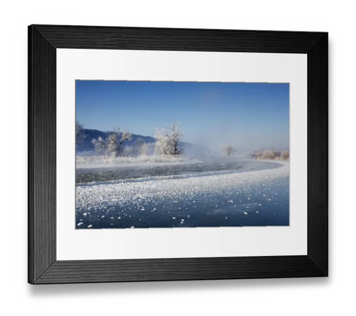Framed Print : Altmuehl river near Kottingwoerth in winter, Altmuehltal valley, Bavaria, Germany, Europe Framed Print : Altmuehl river near Kottingwoerth in winter, Altmuehltal valley, Bavaria, Germany, Europe