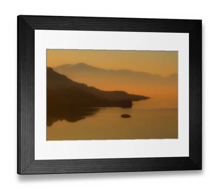 Framed Print : Misty morning on the Great Salt Lake showing White Rock Bay and the Oquirrh Mountains from Buffalo Point on Antelope Island, Utah, USA Framed Print : Misty morning on the Great Salt Lake showing White Rock Bay and the Oquirrh Mountains from Buffalo Point on Antelope Island, Utah, USA