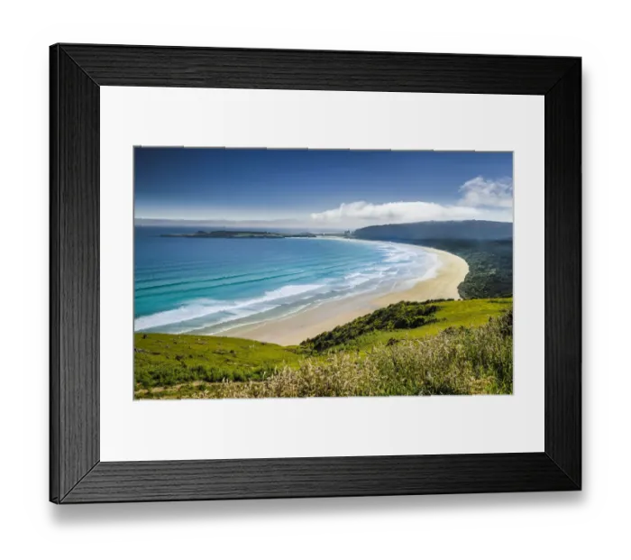 Framed Print : Sandy beach on the coast, Tautuku Bay, Catlins, South Island, New Zealand Framed Print : Sandy beach on the coast, Tautuku Bay, Catlins, South Island, New Zealand