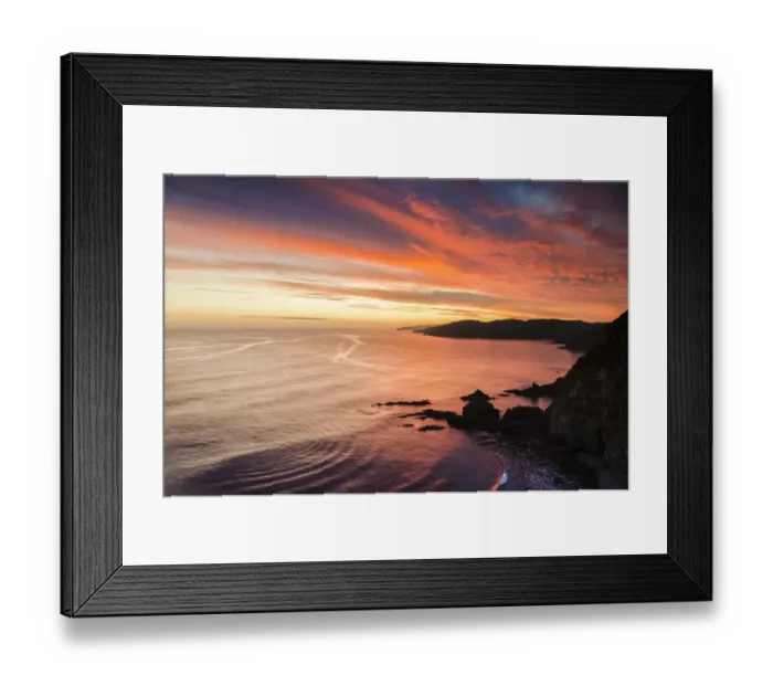 Framed Print : Evening mood at the Pacific coast, Nugget Point, Catlins, South Island, New Zealand Framed Print : Evening mood at the Pacific coast, Nugget Point, Catlins, South Island, New Zealand