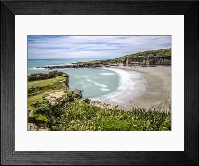 Framed Print : Truman Bay, West Coast, South Island, New Zealand, Oceania Framed Print : Truman Bay, West Coast, South Island, New Zealand, Oceania
