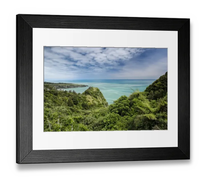 Framed Print : Views over dense vegetation towards the green sea on the West Coast, Irimahuwhero Lookout, Paparoa National Park, South Island, New Zealand, Oceania Framed Print : Views over dense vegetation towards the green sea on the West Coast, Irimahuwhero Lookout, Paparoa National Park, South Island, New Zealand, Oceania