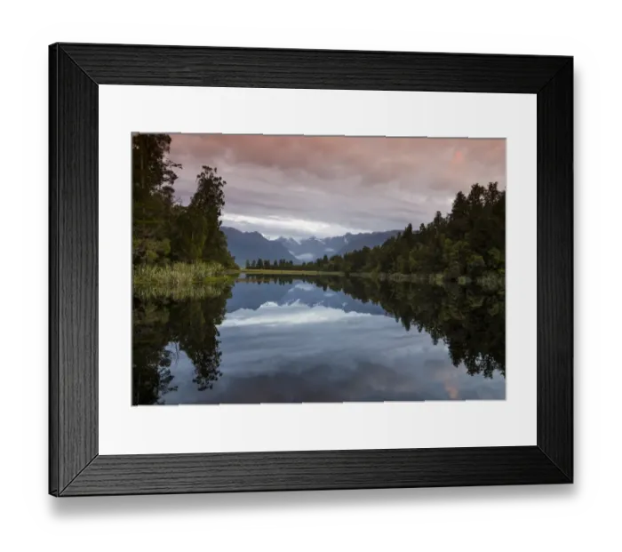 Framed Print : Mt. Tasman and Mt. Cook, Aoraki, reflection in Lake Matheson, Mt. Cook National Park, Westland National Park, Southern Alps, South Island, New Zealand Framed Print : Mt. Tasman and Mt. Cook, Aoraki, reflection in Lake Matheson, Mt. Cook National Park, Westland National Park, Southern Alps, South Island, New Zealand
