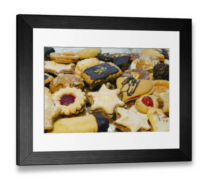 Framed Print : Homemade Christmas cookies, Bavaria, Germany, Europe Framed Print : Homemade Christmas cookies, Bavaria, Germany, Europe