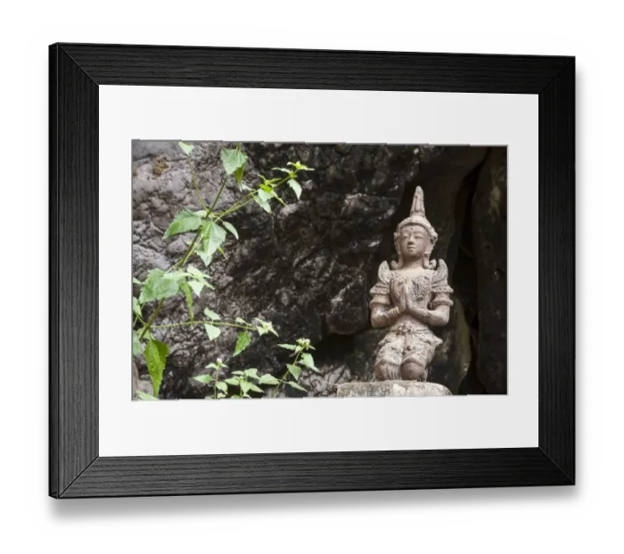 Framed Print : Statue or sculpture in front of the Buddha Cave, Mae Cham, Chiang Rai Province, Northern Thailand, Thailand, Asia Framed Print : Statue or sculpture in front of the Buddha Cave, Mae Cham, Chiang Rai Province, Northern Thailand, Thailand, Asia