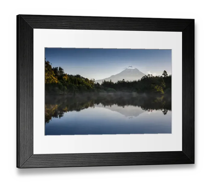 Framed Print : Currently inactive volcano, Mt Egmont, Mt Taranaki, reflections in Lake Mangamahoe reservoir, dam, North Island, New Zealand Framed Print : Currently inactive volcano, Mt Egmont, Mt Taranaki, reflections in Lake Mangamahoe reservoir, dam, North Island, New Zealand