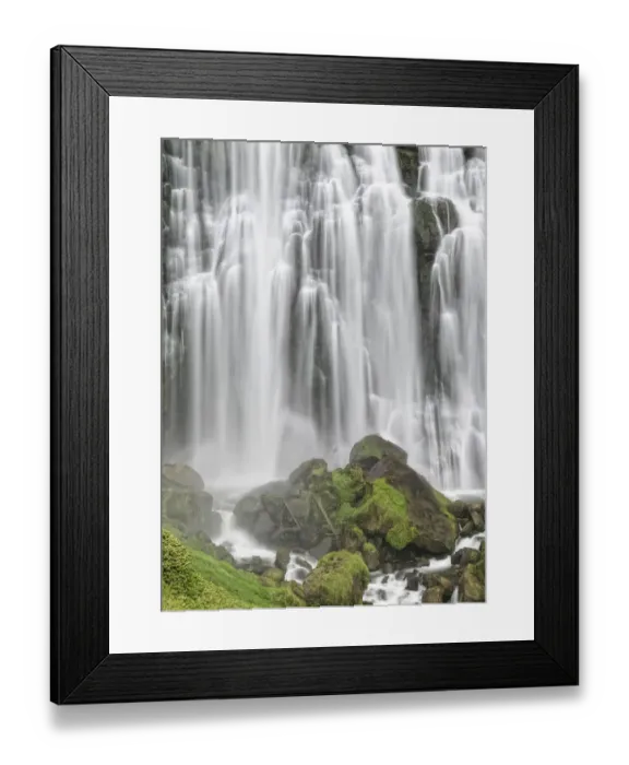 Framed Print : Marokopa Falls, Waikato, North Island, New Zealand