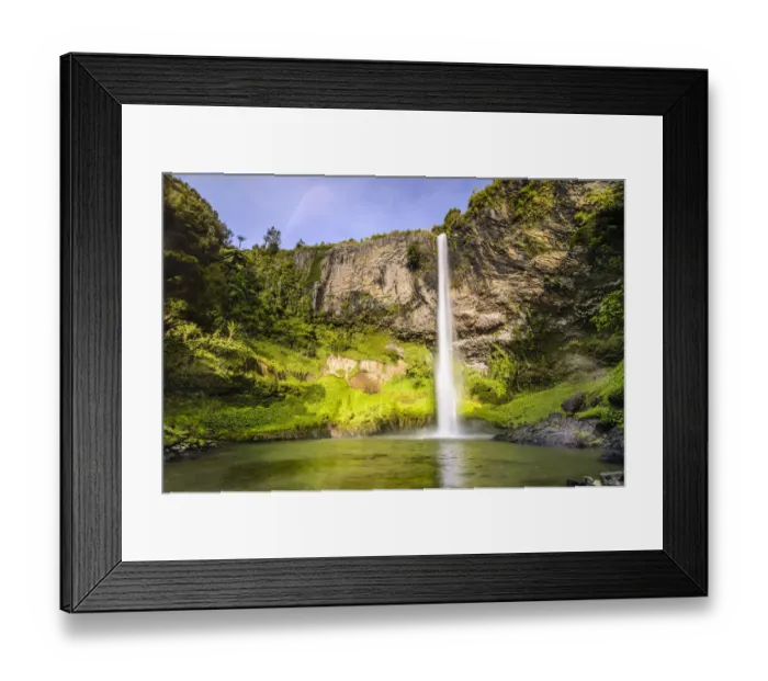 Framed Print : Bridal Veil Falls, Raglan, Waikato, North Island, New Zealand Framed Print : Bridal Veil Falls, Raglan, Waikato, North Island, New Zealand