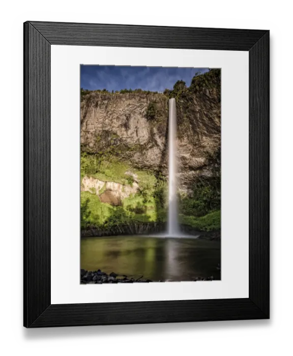 Framed Print : Bridal Veil Falls, Raglan, Waikato, North Island, New Zealand Framed Print : Bridal Veil Falls, Raglan, Waikato, North Island, New Zealand