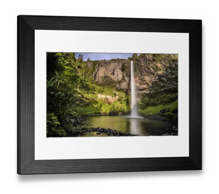 Framed Print : Bridal Veil Falls, Raglan, Waikato, North Island, New Zealand Framed Print : Bridal Veil Falls, Raglan, Waikato, North Island, New Zealand