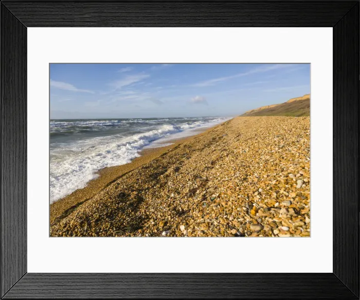 Framed Print : Sea coast, Milford on Sea, Hampshire, England, United Kingdom Framed Print : Sea coast, Milford on Sea, Hampshire, England, United Kingdom