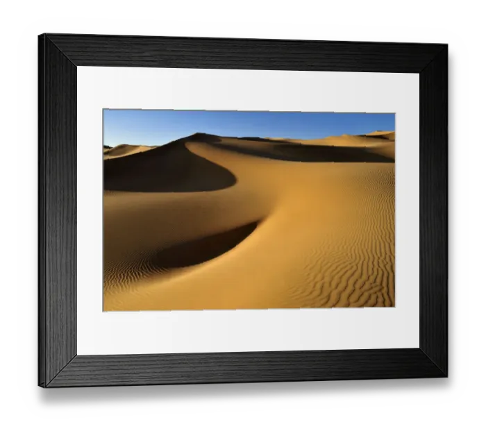 Framed Print : Small erg or sand dunes near Tehenadou, Adrar nAhnet, Algeria, Sahara, North Africa Framed Print : Small erg or sand dunes near Tehenadou, Adrar nAhnet, Algeria, Sahara, North Africa