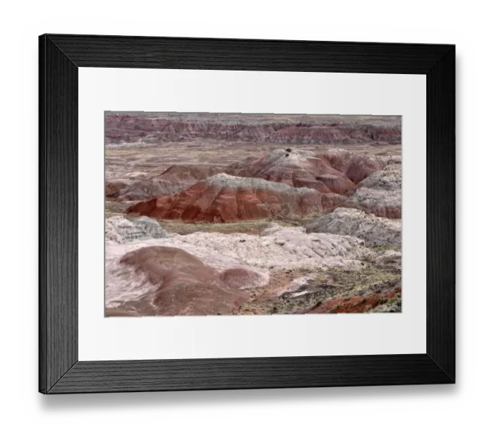 Framed Print : Painted Desert, hills, desert landscape, view from Tawa Point, Painted Desert, Holbrook, Arizona, United States Framed Print : Painted Desert, hills, desert landscape, view from Tawa Point, Painted Desert, Holbrook, Arizona, United States