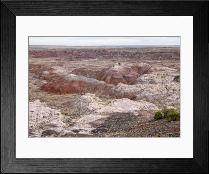Framed Print : Painted Desert, hills, desert landscape, view from Tawa Point, Painted Desert, Holbrook, Arizona, United States Framed Print : Painted Desert, hills, desert landscape, view from Tawa Point, Painted Desert, Holbrook, Arizona, United States