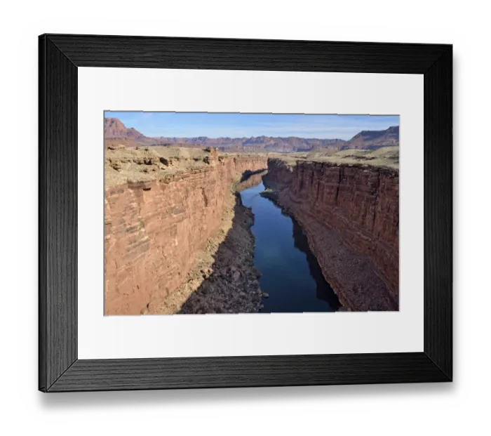 Framed Print : View from the New Navajo Bridge of the Colorado River, Highway 89 A, Marble Canyon, Arizona, United States Framed Print : View from the New Navajo Bridge of the Colorado River, Highway 89 A, Marble Canyon, Arizona, United States