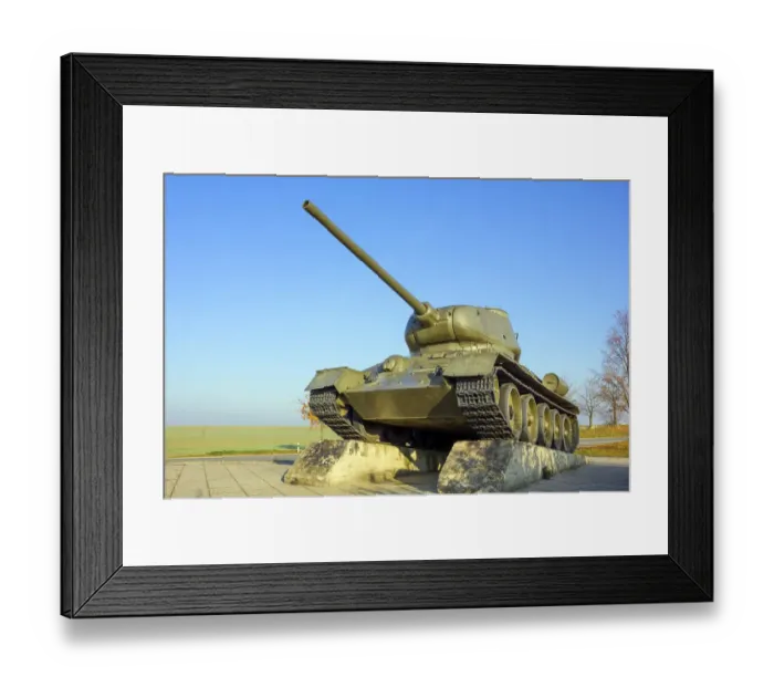 Framed Print : Monument of the Czechoslovak Tankists, Sudice, Opava district, Moravskoslezsky region, Czech Republic